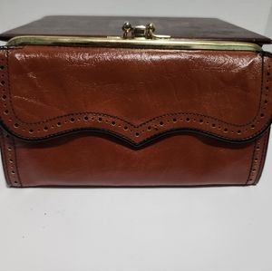 Vintage Princess Gardener Full Grain Cowhide Leather Wallet